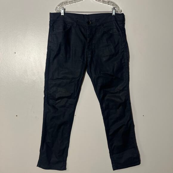 Levi’s 511 Straight Leg 5 Pocket Dark Blue Light Denim Jeans Men’s Size 36 x 30 - Picture 1 of 7